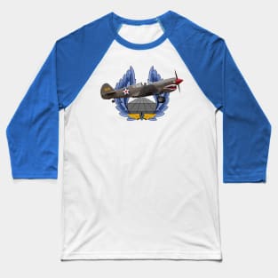 P-40 Warhawk Baseball T-Shirt